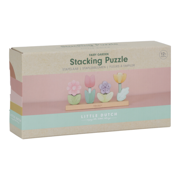 Stacking Puzzle Flowers - Fairy Garden FSC